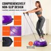 VEVOR Half Exercise Ball Trainer, 23 inch Balance Ball Trainer, 660lbs Stability Ball, Yoga Ball with Resistance Bands & Foot Pump