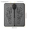 EMS Foot Massage Pad Electric Stimulator Massager Unit Leg Reshaping Muscle Pain Relax Foldable Massage Mat